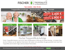 Tablet Screenshot of fischer-treppenlifte.de